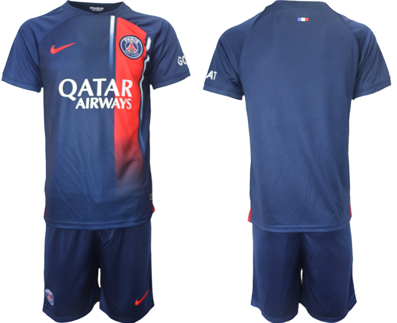 Men 2023-2024 Club Paris St Germain home soccer jersey->youth soccer jersey->Youth Jersey
